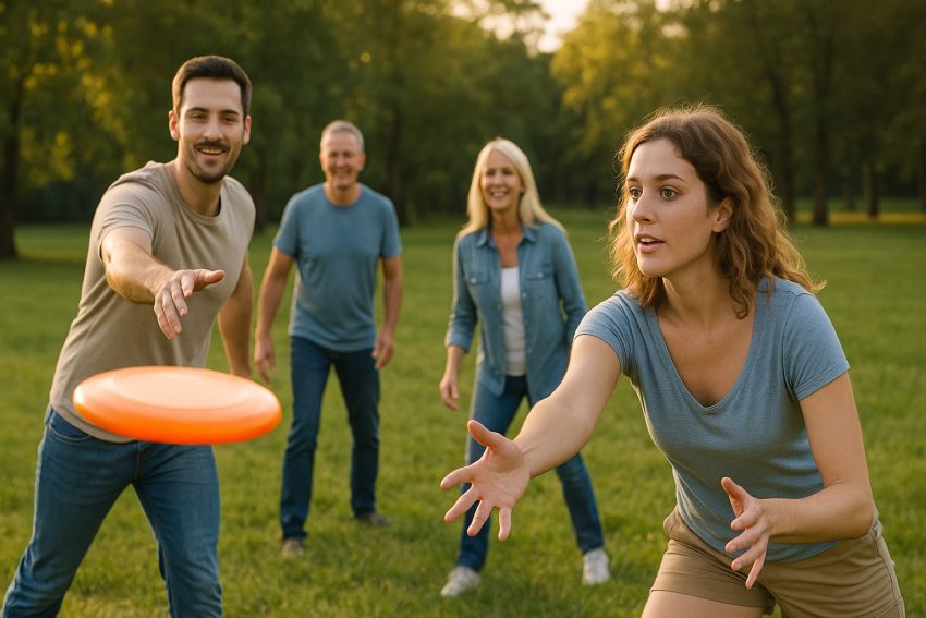 Активные игры на природе от фрисби до воркаута