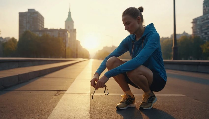 Подготовка к городскому забегу